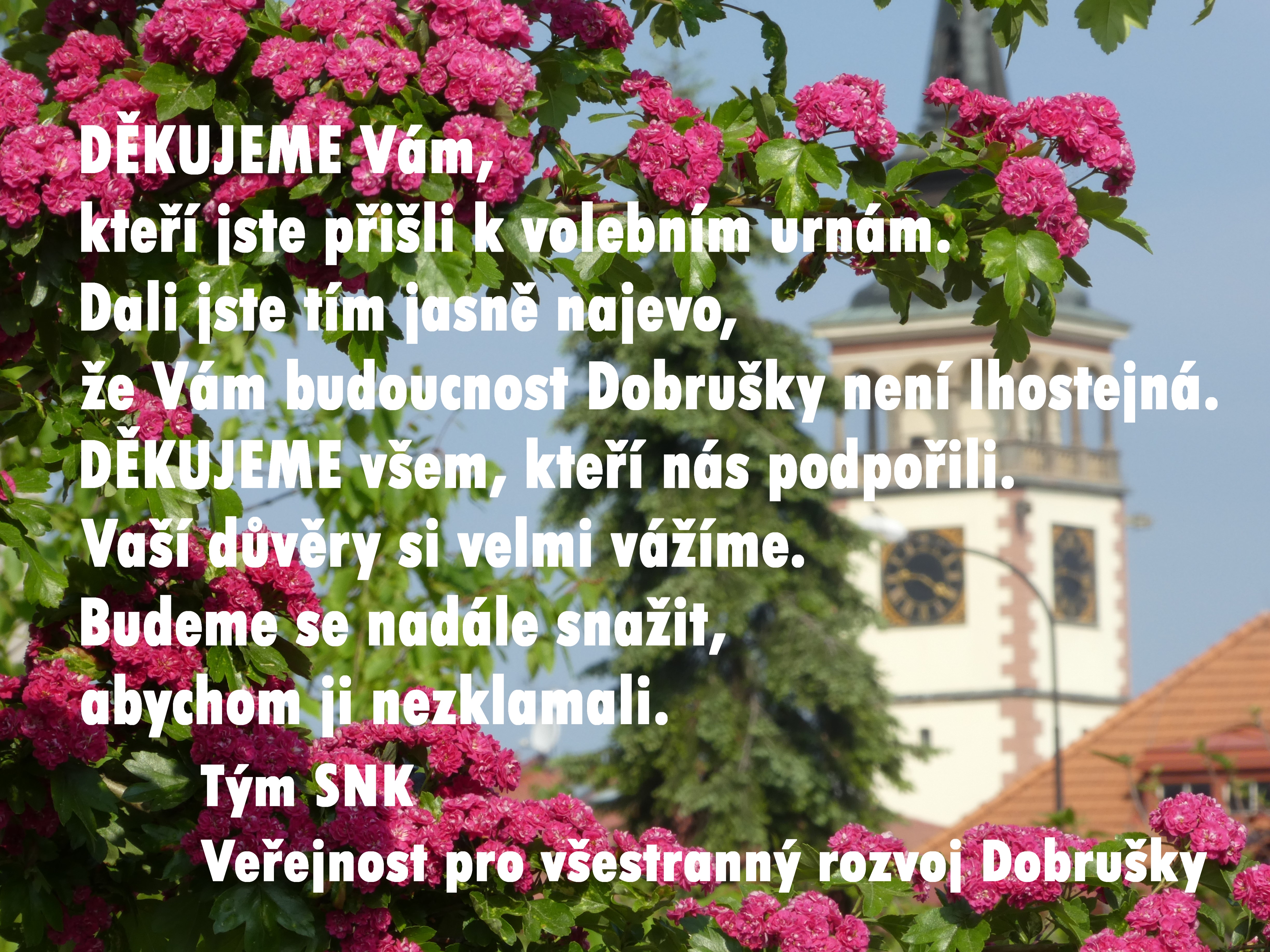 Poděkování
